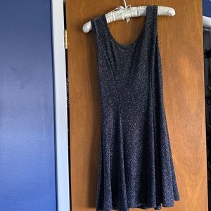 Black sparkly cocktail dress. Above the knee. Size large